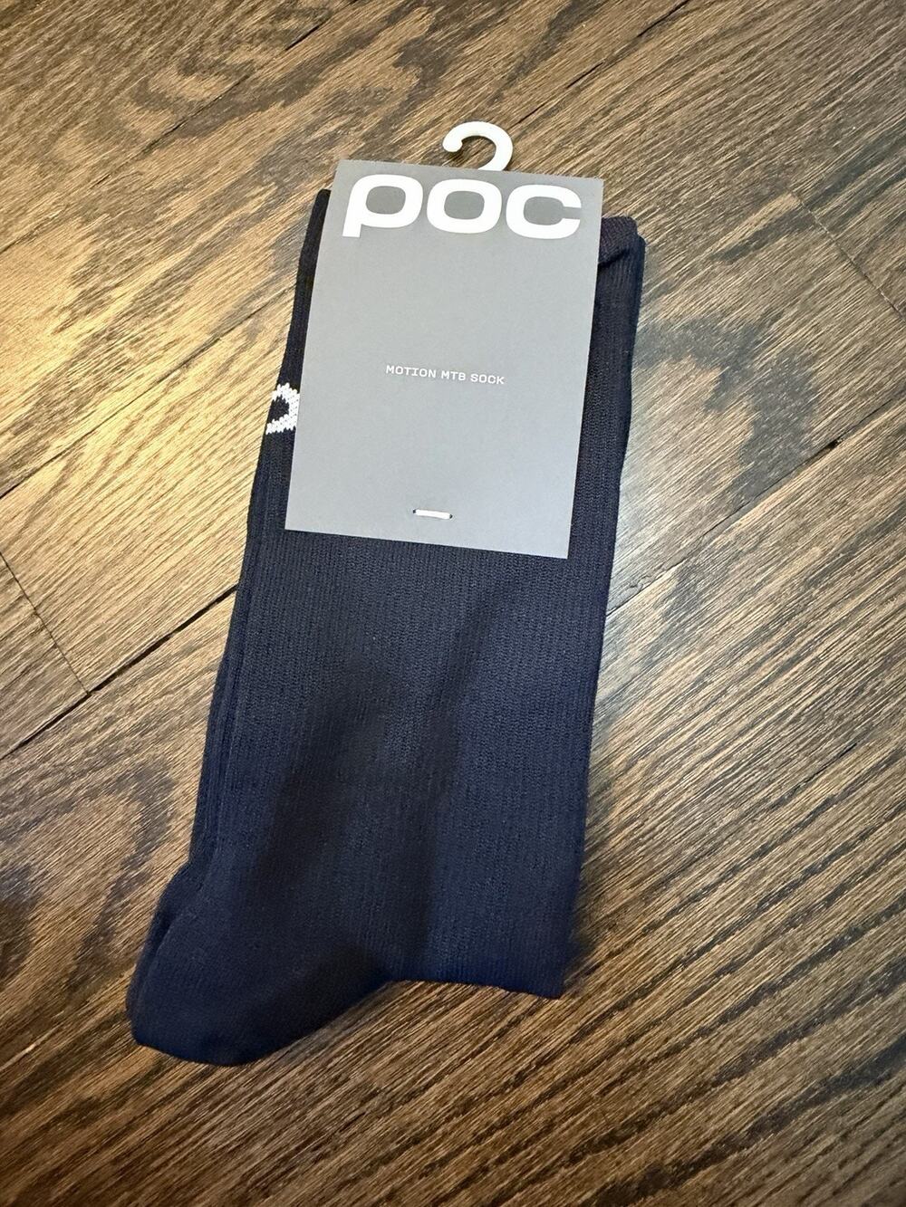 POC Motion MTB Sock Men's S M 8-9 Black NWT